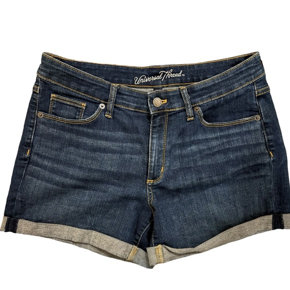 Universal Thread Denim Jean Shorts, Like New, Cuffed Hem - Picture 1 of 4